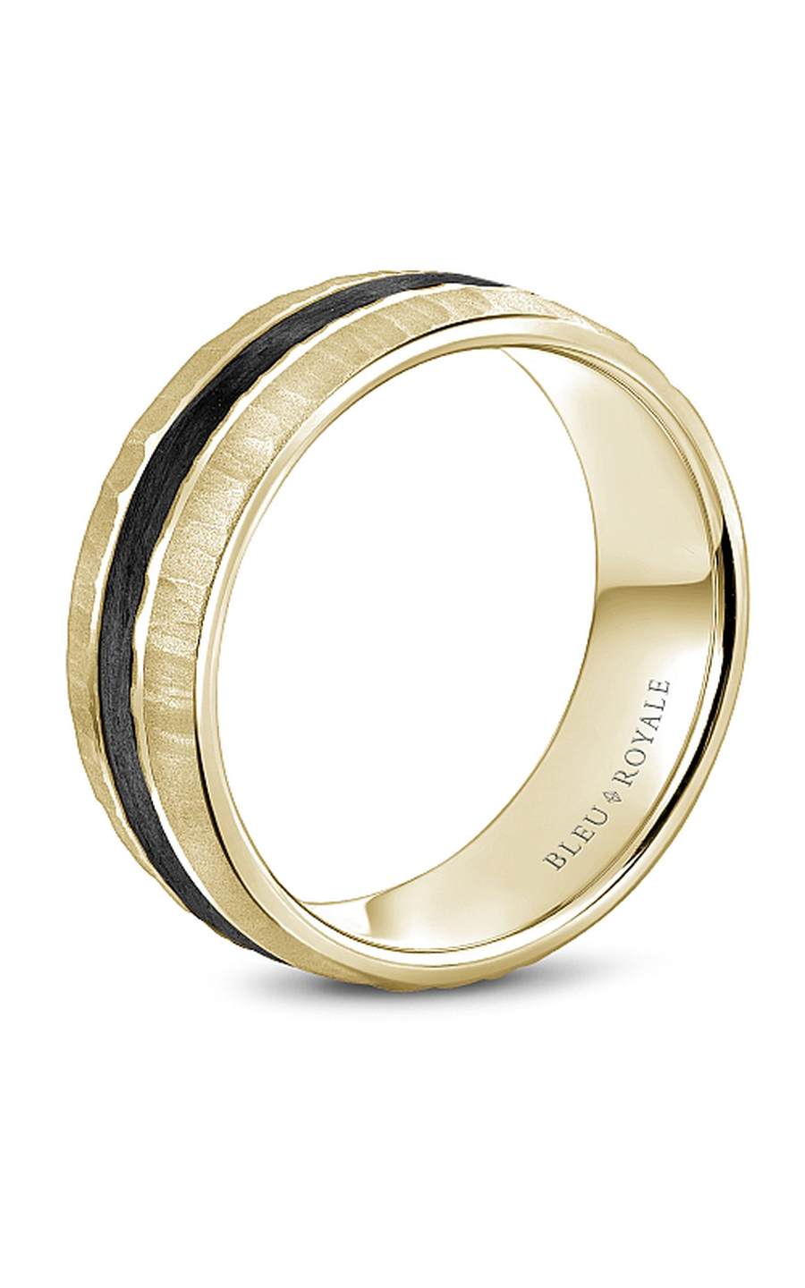 Bleu Royale Men's Wedding Band RYL 046Y8 - 14K Yellow Gold Classic Ring for Grooms & Anniversary Gifts | Perfect for Weddings, Engagements & Special Occasions