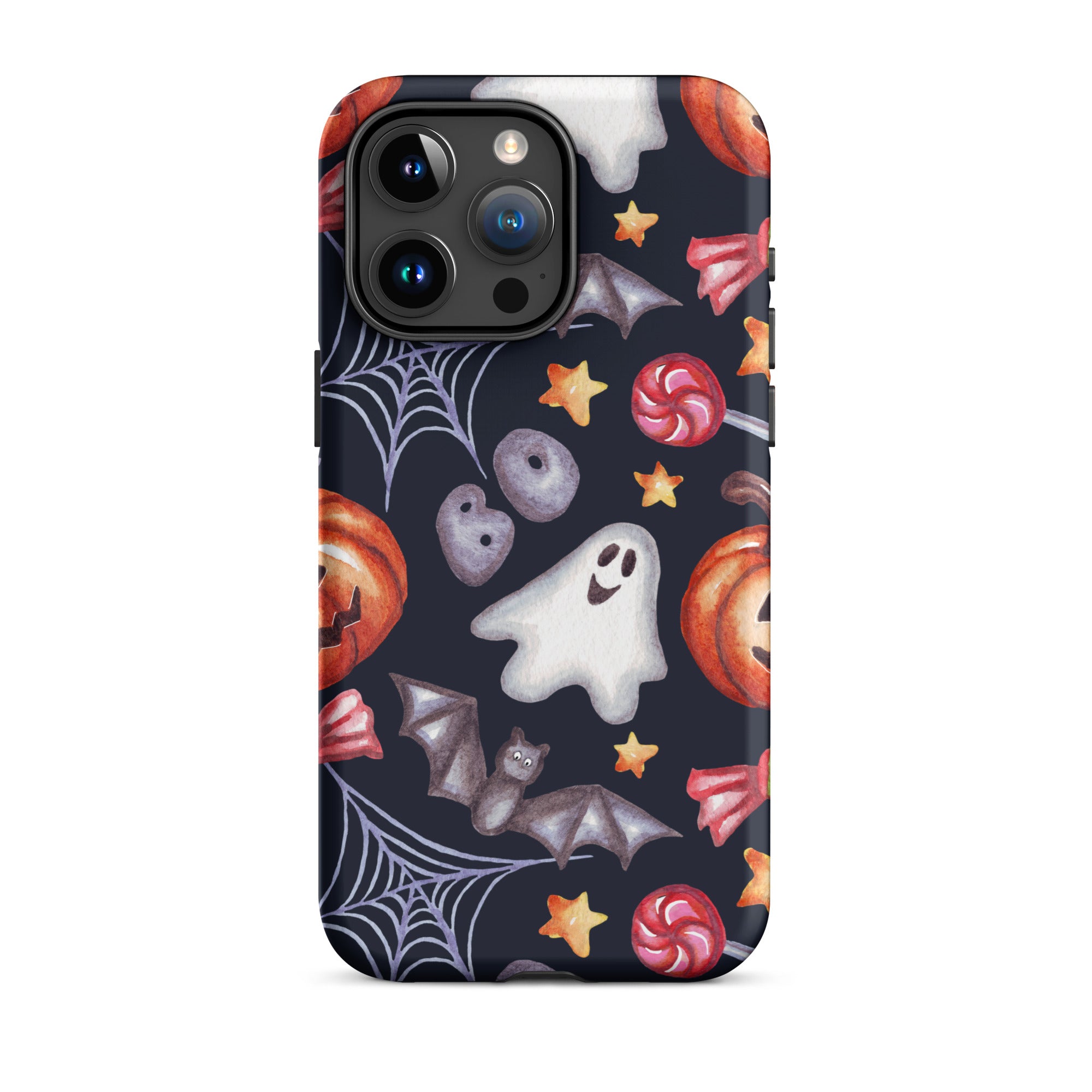 Premium Spooky Charm iPhone Case - Cute & Durable Protective Cover for iPhone 13/14/15, Perfect for Halloween, Parties & Everyday Use