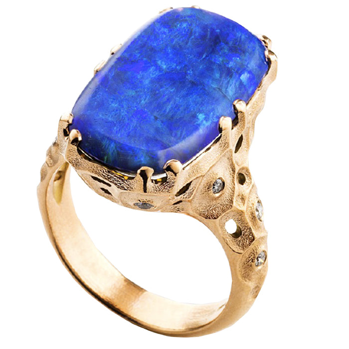 Alex Sepkus Turandot Ring R 220RM - Handcrafted 18K Gold Statement Ring for Women | Elegant Jewelry Gift for Weddings, Anniversaries & Special Occasions