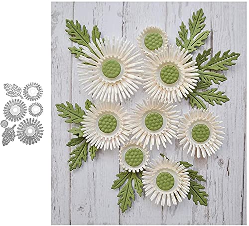 Flower Leaf Metal Die Cuts for DIY Scrapbooking - Decorative Embossing Paper Dies for Card Making, Invitations, Photo Albums | Perfect for Wedding, Birthday Party & Craft Projects