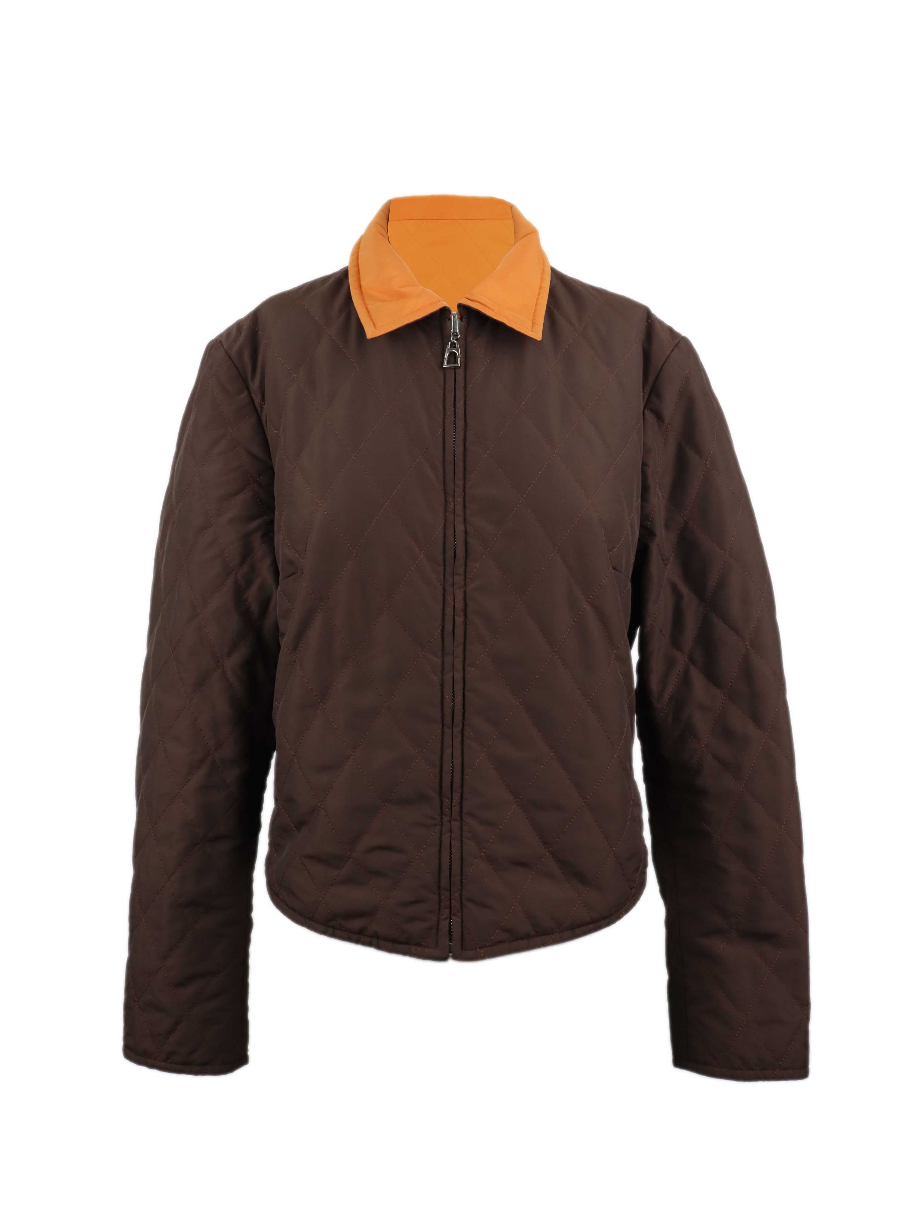 Hermes Reversible Quilted Jacket for Women - Lightweight Waterproof Windbreaker with Hood - Perfect for Travel, Hiking & Outdoor Activities