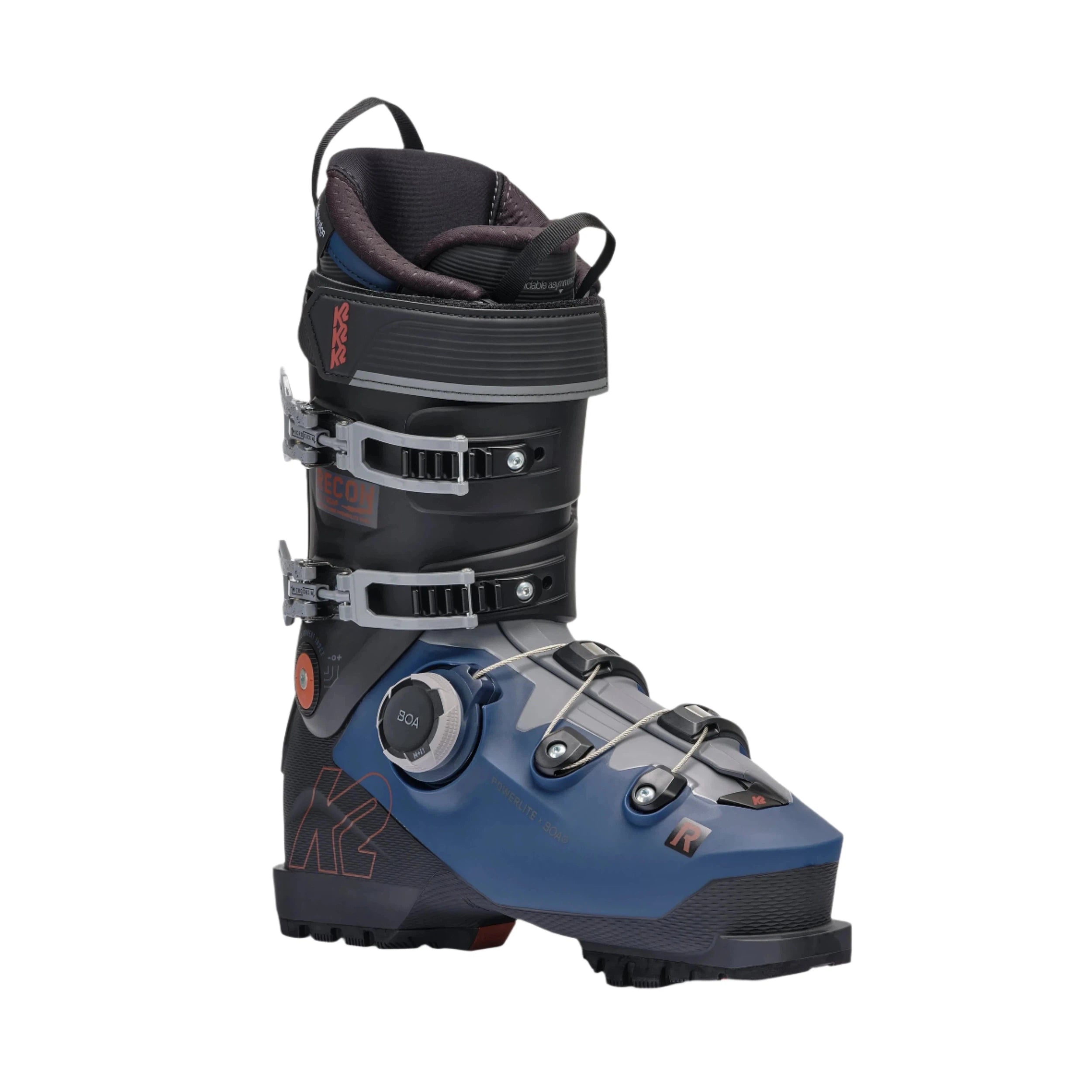 K2 Recon 110 BOA Ski Boots 2025 - Men's/Women's Alpine Ski Boots with BOA Closure System for Comfort & Performance - Perfect for Downhill Skiing & Winter Sports