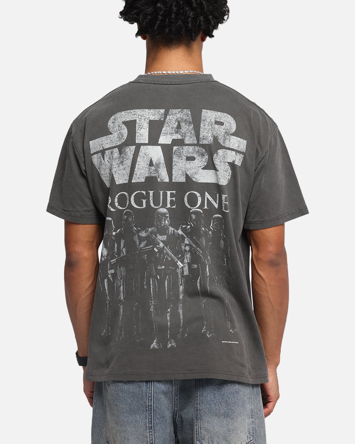 Star Wars Death Trooper Vintage T-Shirt - Black Wash Style | Officially Licensed 73 Studio Graphic Tee for Men | Perfect for Cosplay, Comic Con & Star Wars Fans