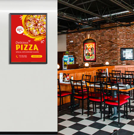 27x39 Poster Frame - SwingFrame Wide Face Display for Art, Photos & Posters - Perfect for Home, Office & Gallery Decor