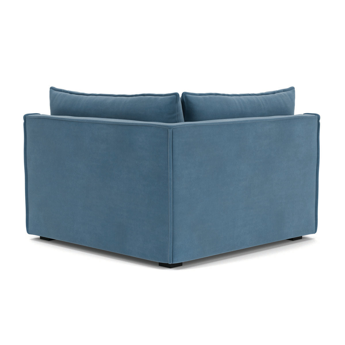 Daphne Velvet Left Corner Modular Sofa - 1 Seater, Modern Living Room Furniture for Small Spaces, Apartments & Cozy Home Decor