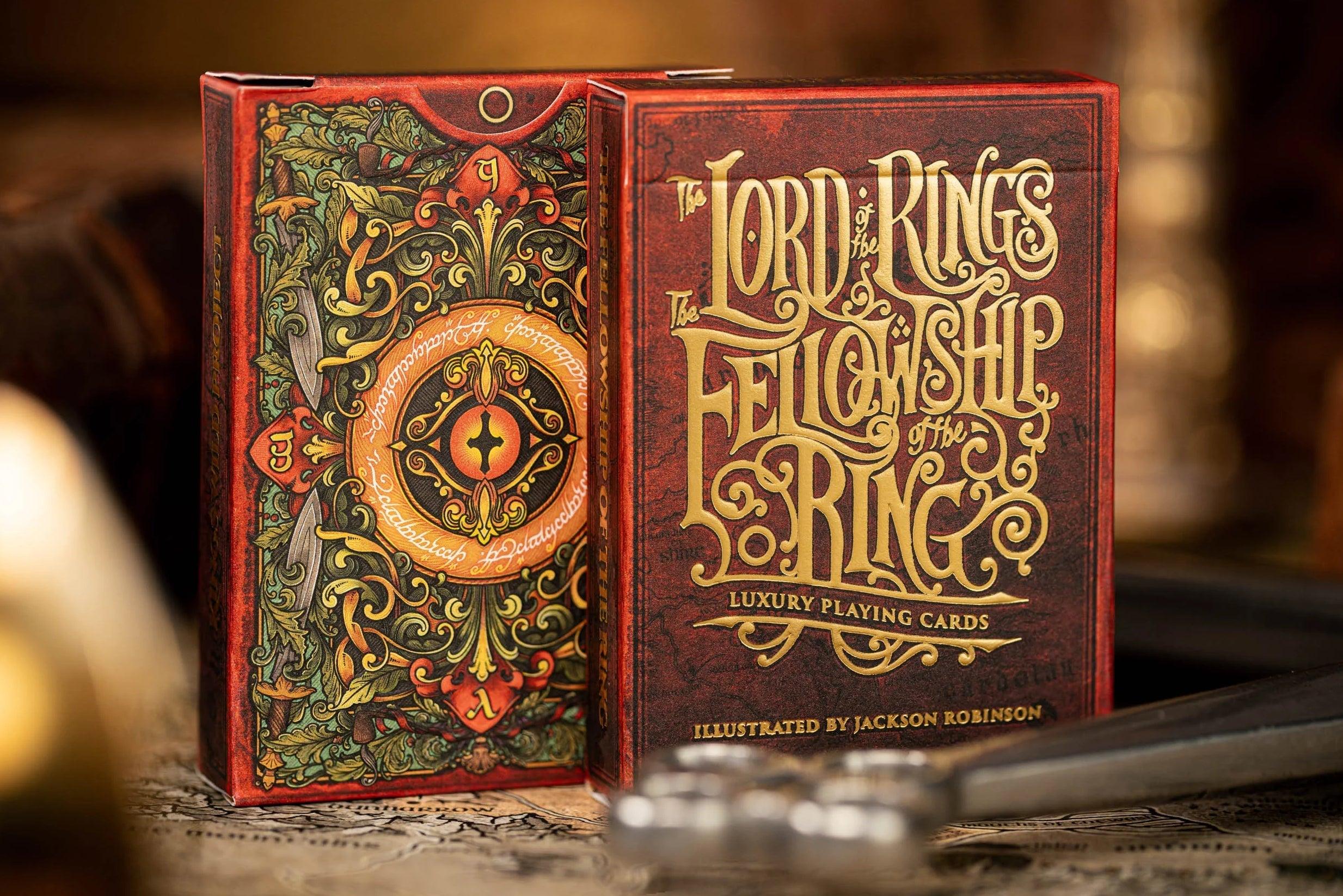 The Fellowship of the Ring Playing Cards - Official LOTR Lord of the Rings Collectible Card Game - Perfect for Movie Nights, Game Nights & Tolkien Fan Gifts