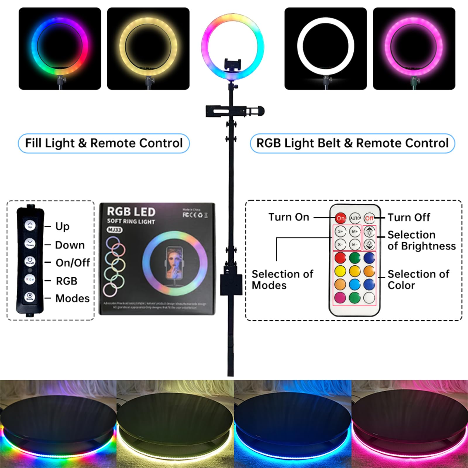 360 Photo Booth Machine with Flight Case & Remote Control - Automatic Slow Motion 360 Spin Camera with Ring Light | Free Custom Logo | for 1-5 People | Perfect for Weddings, Parties, Events & Commercial Photography