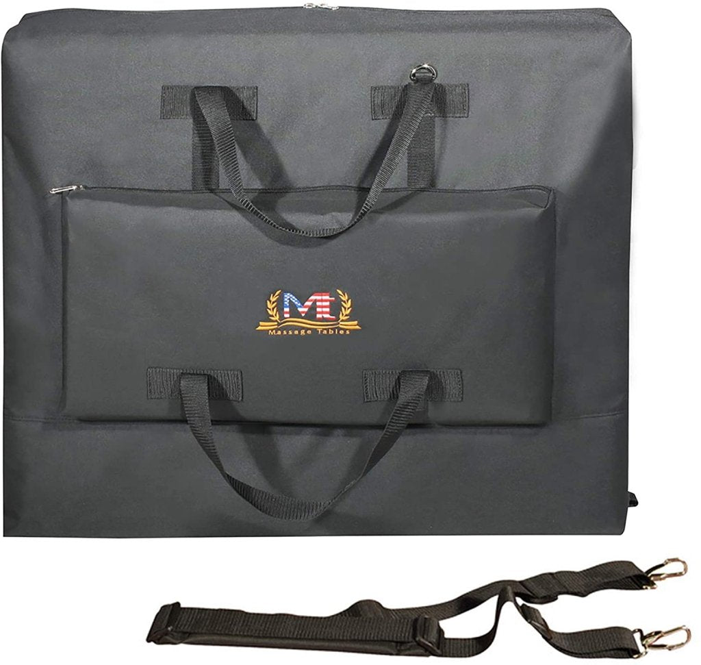 Portable 28 Inch Massage Table with Carrying Case - Professional Foldable Massage Bed for Therapists, Home Use, and Spa Treatments