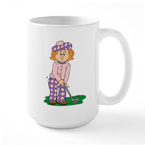 White - Large Golf Mug
