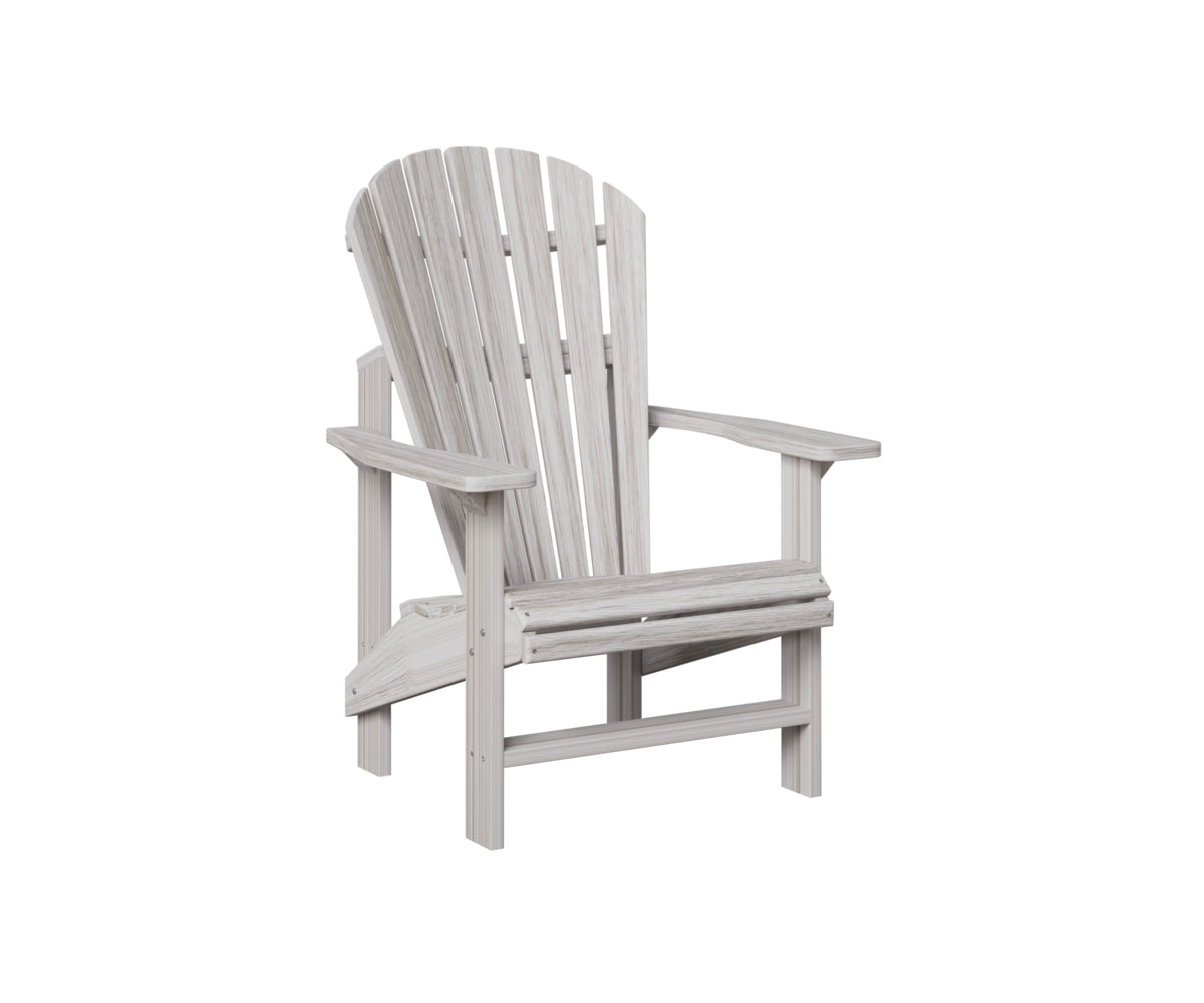Comfortable Berlin Gardens Upright Adirondack Chair - Outdoor Patio Furniture for Relaxing in Garden, Backyard or Poolside