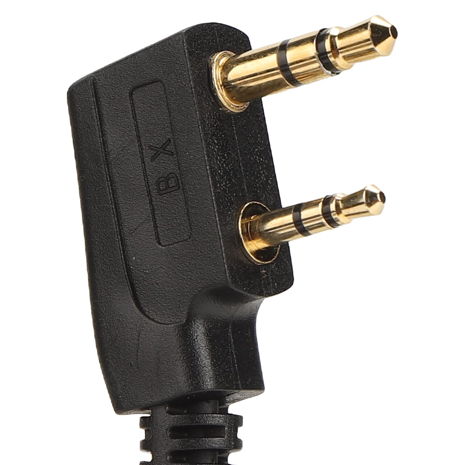 Retevis H-777 RT1 RT2 RT3 RT5 RT7 RT5R RT5RV RT-B6 Walkie Talkie Earpiece with Microphone - 2-Pin Two-Way Radio Headset (2-Pack) for Clear Communication in Construction, Security & Outdoor Activities