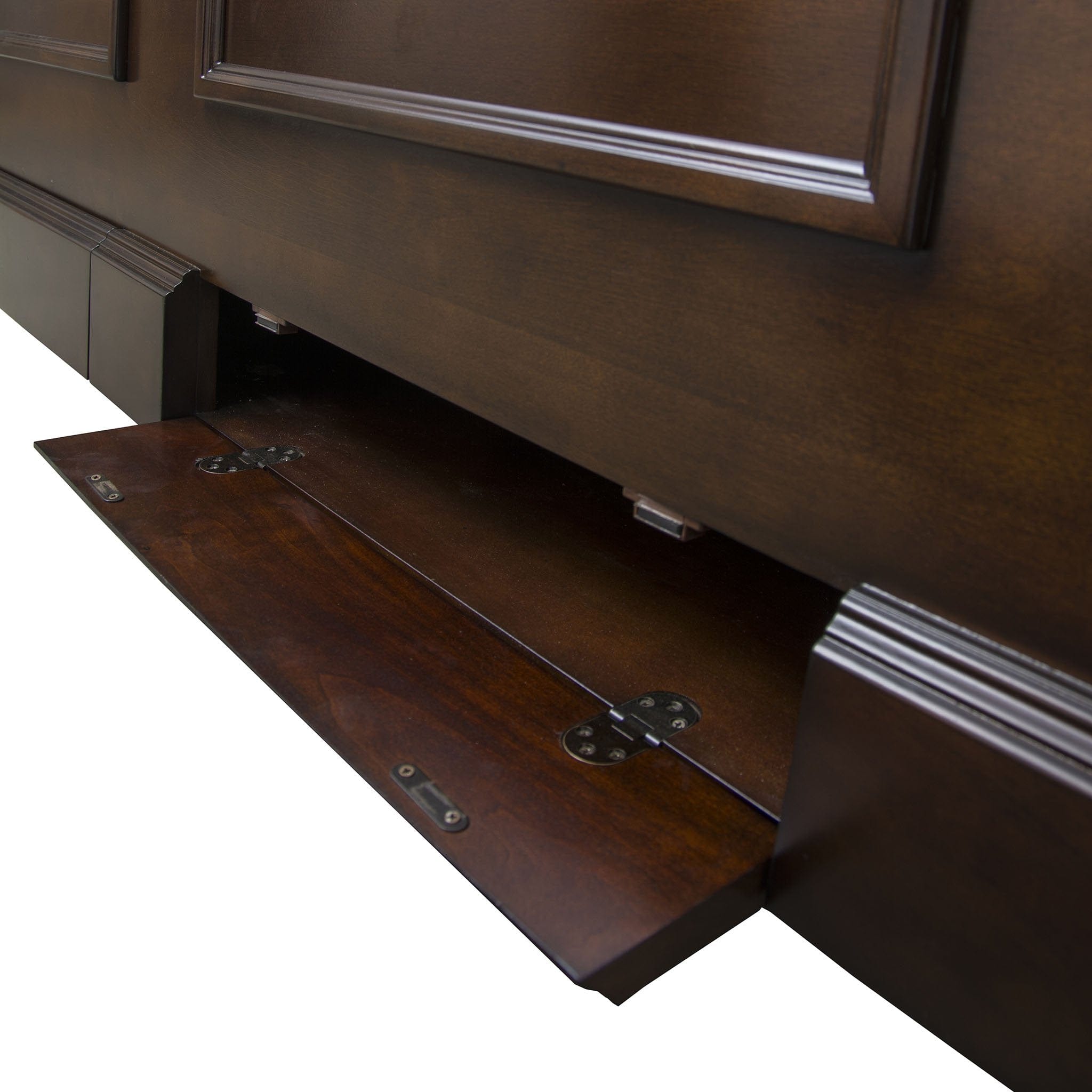 Grand Elevate 74008 Smart TV Lift Cabinet for 65 Inch Flat Screen TVs - Espresso Wood Finish - Perfect for Living Room, Bedroom & Home Theater Entertainment Centers