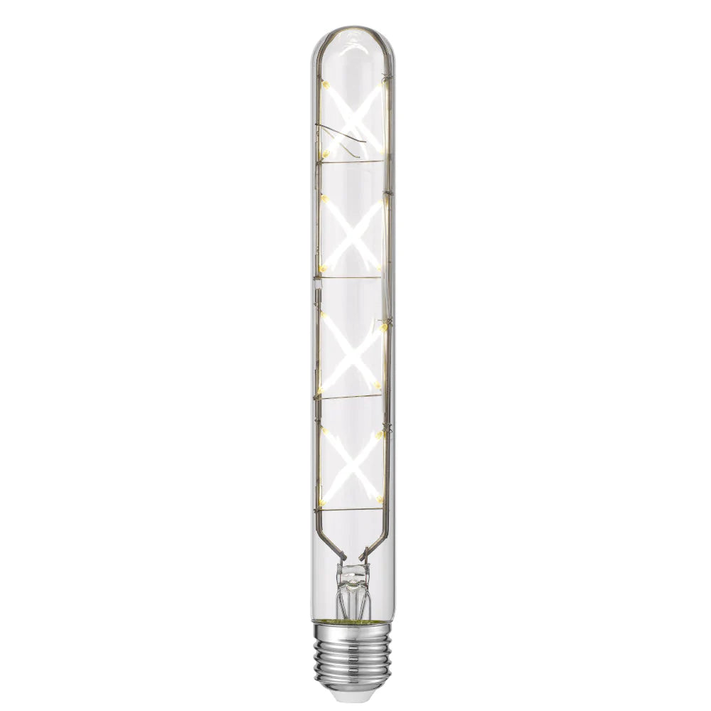 8W LED T30 X Tube Light - 2400K Warm White, 600 Lumens - Perfect for Home, Office, and Commercial Lighting
