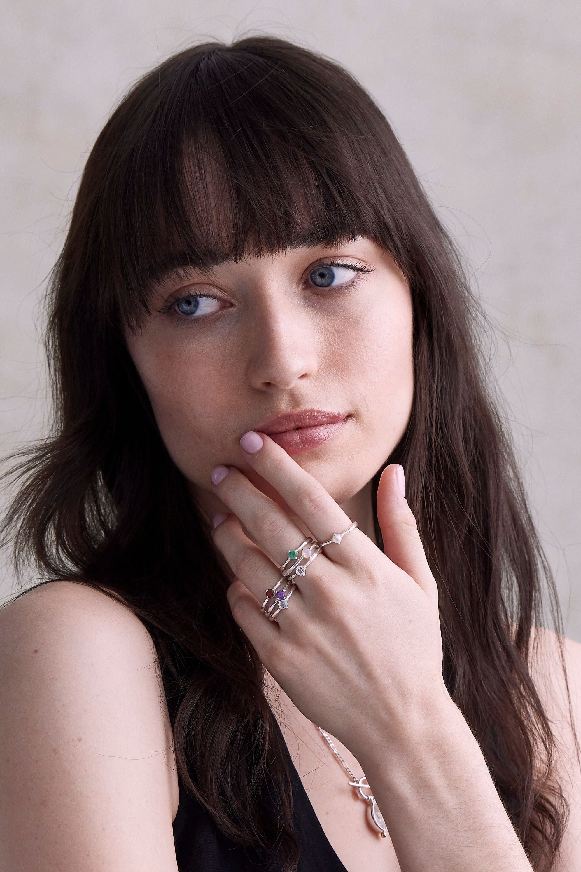 February Amethyst Silver Birthstone Ring - Elegant Jewelry for Women, Birthday Gift, Anniversary Present - Perfect for Valentine's Day, Mother's Day & Special Occasions