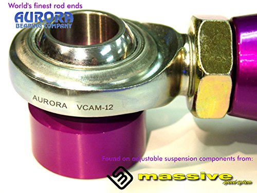 **6 Color Options – Made in USA – High-Speed Adjustable Rear Trailing Upper Control Arms (UCA) – Super Gloss Black – RaceSpec – Compatible with 79-04 Ford Fox Body, SN95, Capri & Mustang – Perfect for Drag Racing & Performance Upgrades**