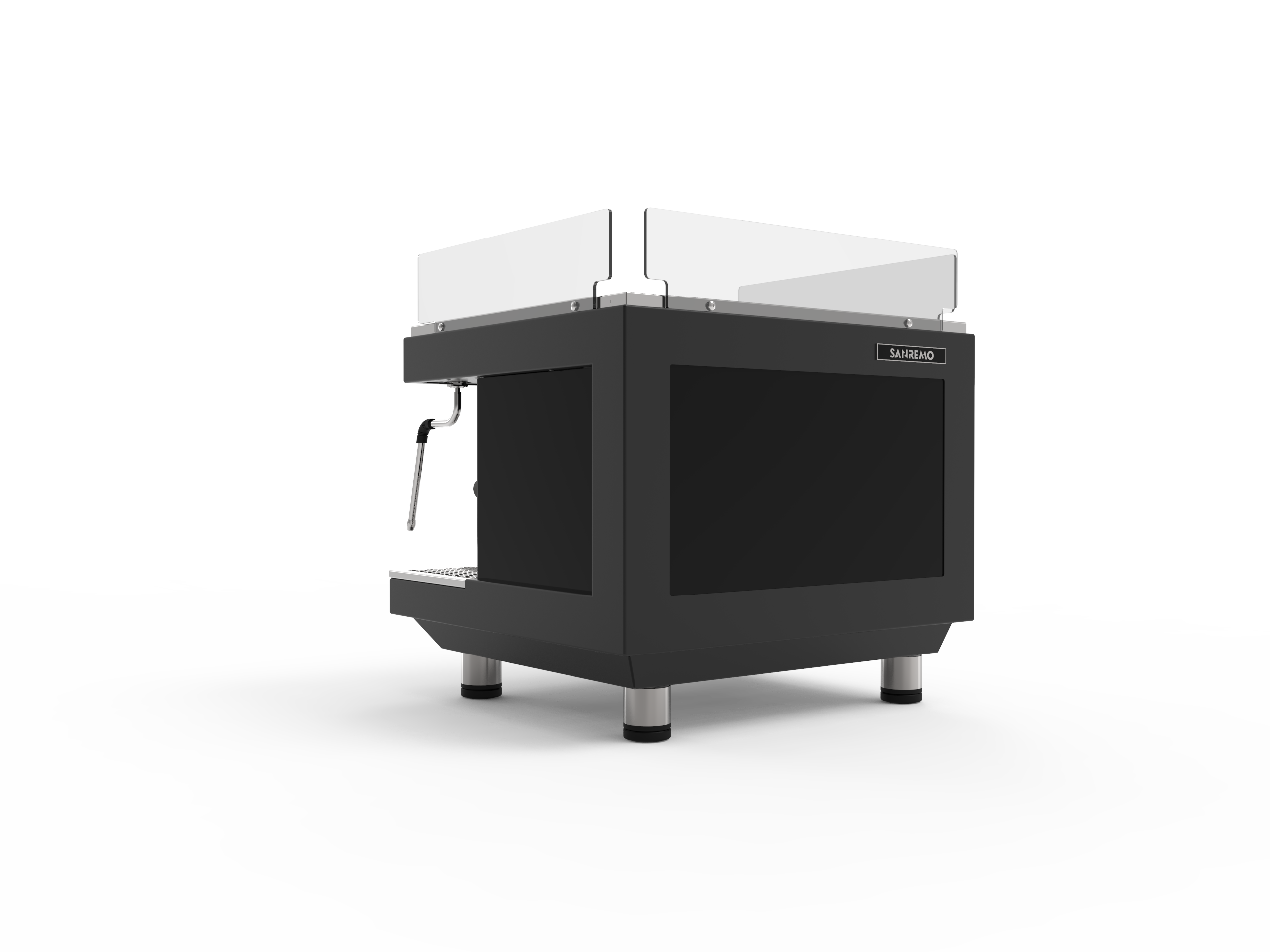 Sanremo ZOE Compact 2-Group Espresso Machine - Black | Professional Coffee Bar & Home Cafe Use