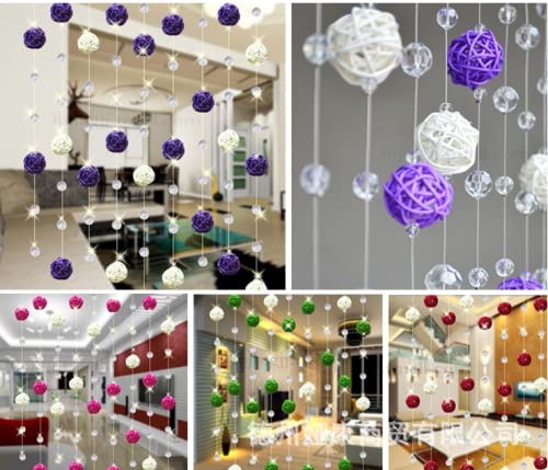 Parrot Chew Toys 30Pcs Rattan Balls for Budgies & Conures - Bird Cage Decor & DIY Crafts