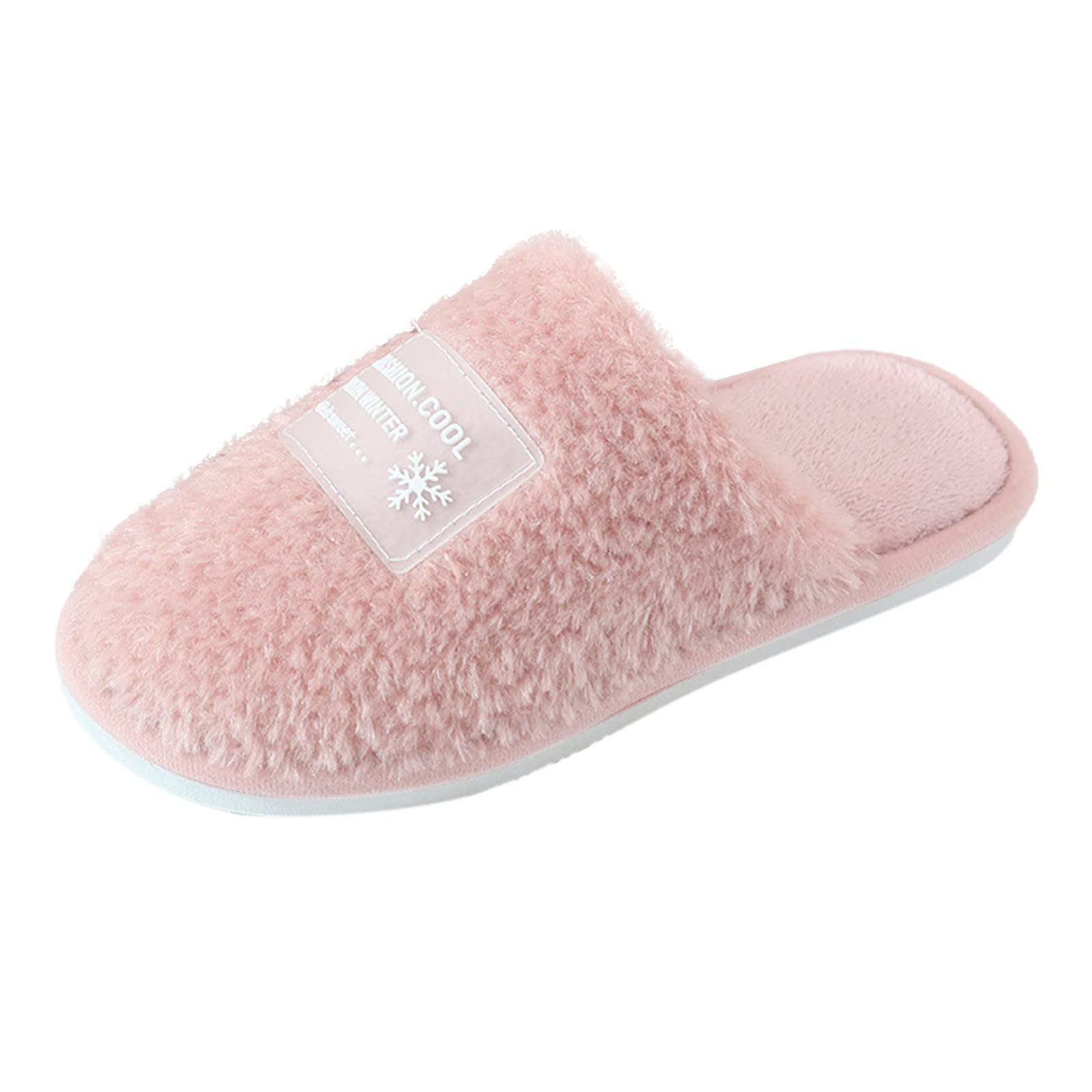 Cozy Women's Fuzzy Slippers for Indoor Use - Soft Plush House Shoes for Fall & Winter - Perfect for Relaxing at Home, Lounging & Keeping Feet Warm