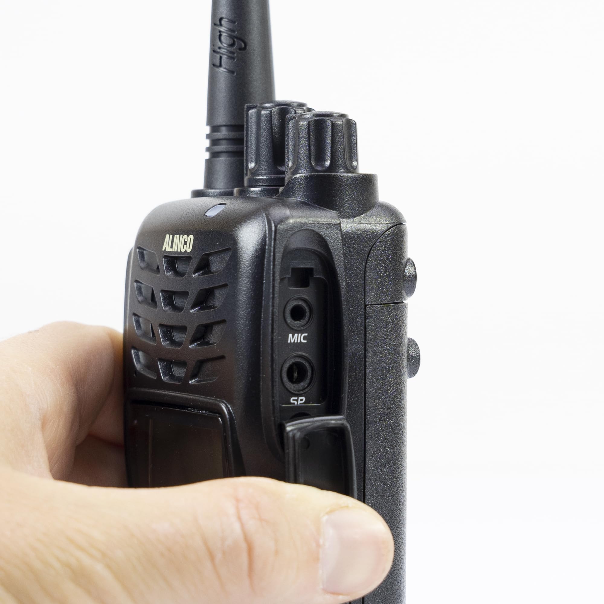 Alinco DJ-500-E Portable VHF/UHF Two-Way Radio - Adjustable Power 200 Channels 1500mAh Battery with Talk Around VOX TOT CTCSS DCS & FM Radio - Ideal for Outdoor Adventures Emergency Communication and Security Teams
