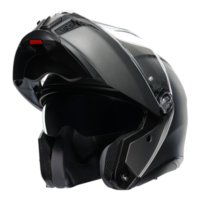 AGV Tourmodular Solid Luna Grey Motorcycle Helmet - Lightweight, DOT & ECE Certified for Safety - Perfect for Touring, Commuting & Adventure Riding