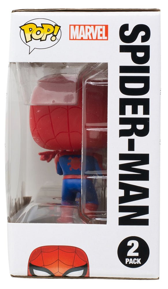 Marvel Spider-Man vs Spider-Man 2-Pack Funko Pop! Vinyl Figures - Collectible Action Figures for Marvel Fans, Home Decor & Gift Ideas