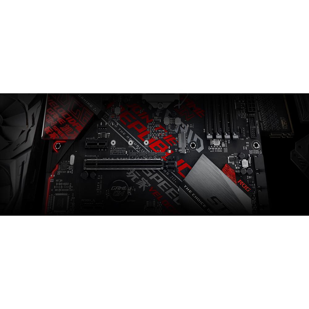 ASUS ROG STRIX Z390-H Gaming Motherboard - Intel LGA 1151, ATX Form Factor, DDR4, Dual M.2, USB 3.1 Gen2 - Perfect for PC Gaming & High Performance Computing