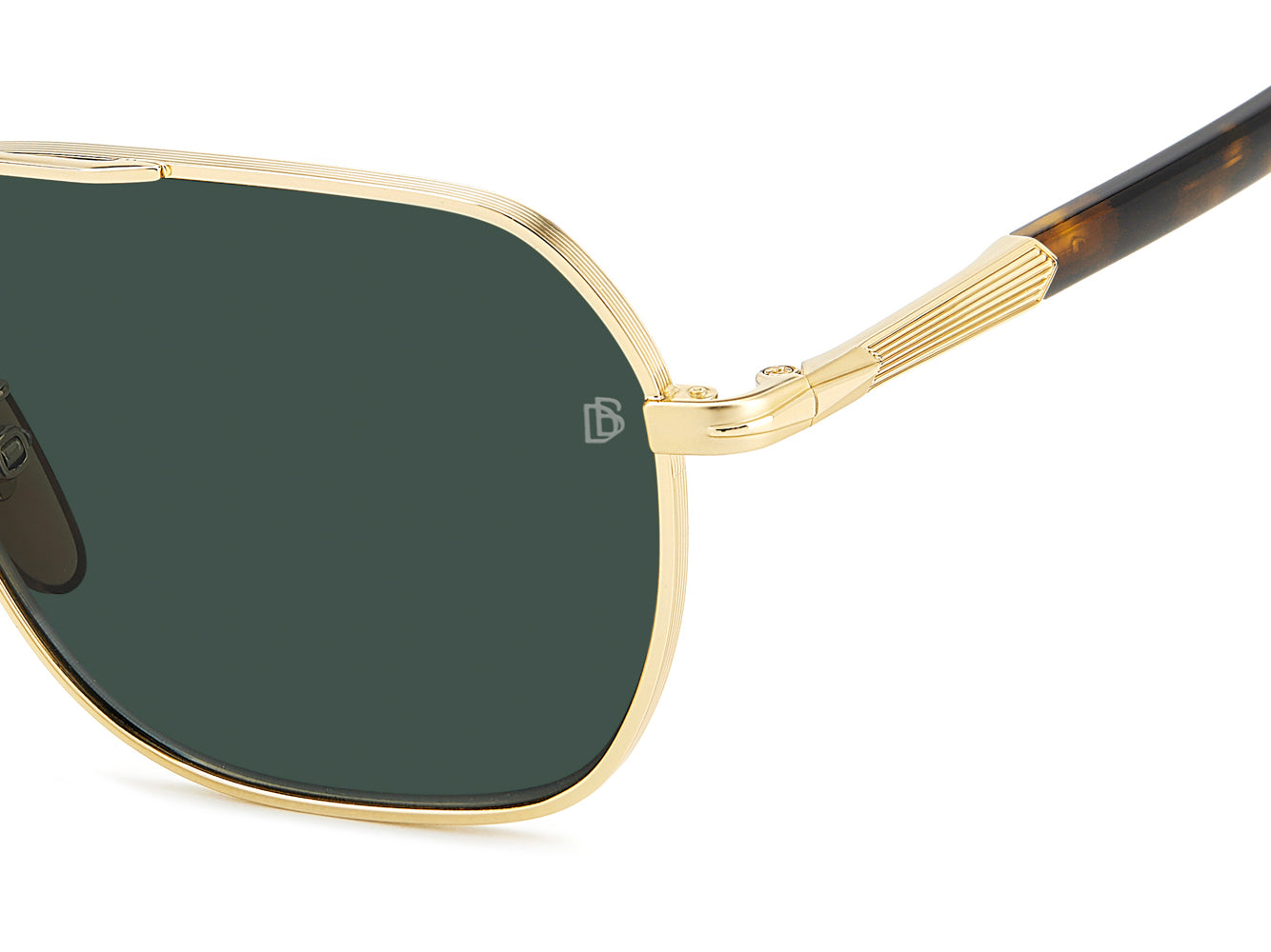 David Beckham DB1128/G/S Men's Sunglasses - Polarized UV Protection Aviator Style for Driving, Outdoor & Fashion