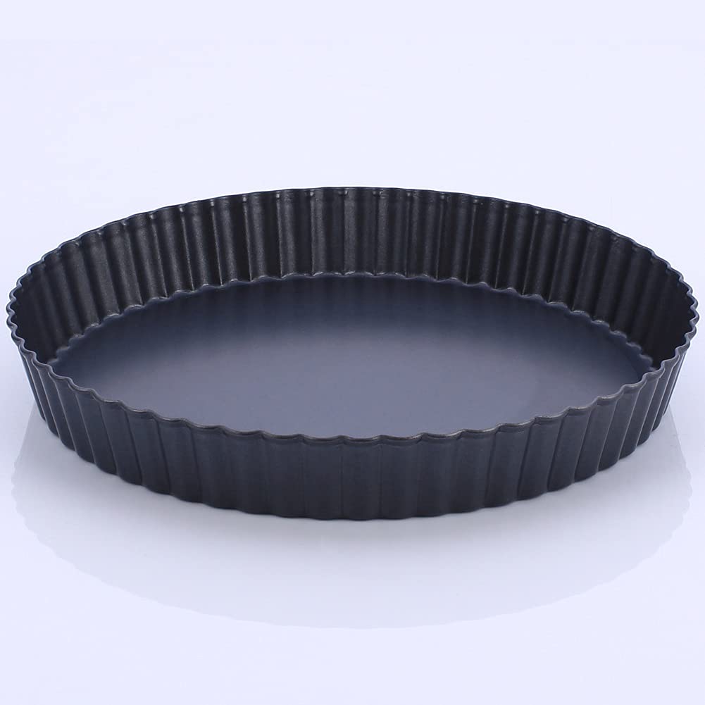 PDGJG 6/8/9 Inch Round Tart Pan - Removable Bottom Heavy Duty Bakeware for Pies, Pizzas & Quiches | Perfect for Home Baking, Professional Kitchens & Holiday Desserts