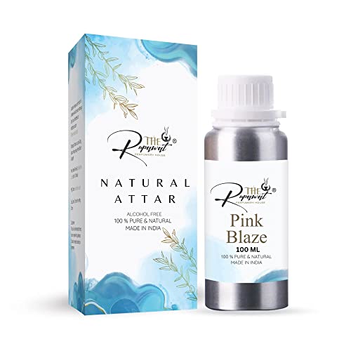 Premium Rupawat Attar Perfume for Men & Women - Pink Blaze Long Lasting Roll-On Fragrance | 100ml Alcohol-Free Natural Perfume Oil | Perfect for Daily Wear, Special Occasions & Gift Giving