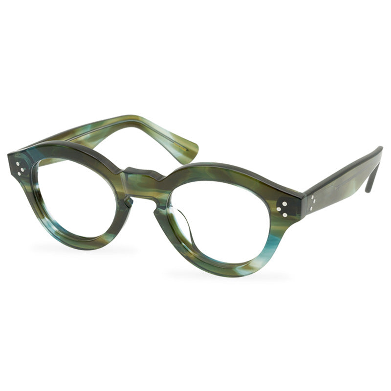 Stylish Acetate Round Glasses Frames SP MA133402 - Lightweight & Durable Eyewear for Men & Women - Perfect for Reading, Fashion, and Everyday Use