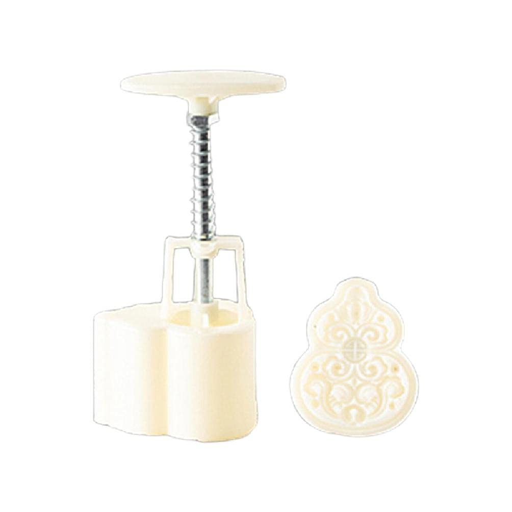 Gourd Shape Moon Cake Mold - DIY Hand Press Mooncake Maker with Cutter for Baking, Pastry Tools & Equipment - Perfect for Homemade Mooncakes, Desserts & Asian Pastries
