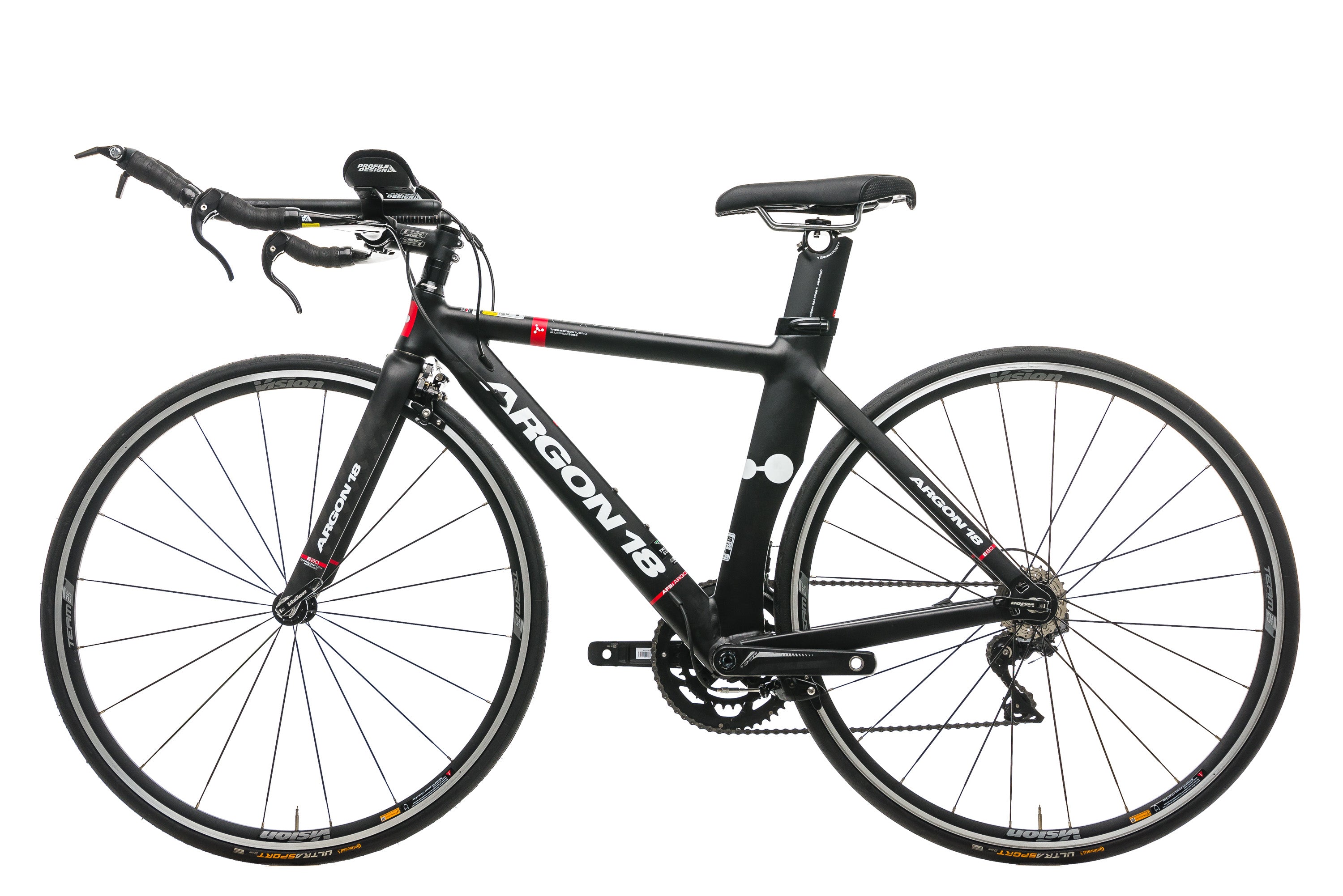 Argon 18 E 80 Triathlon Bike 2017 - X Small Size | Lightweight Carbon Frame & Aero Design for Competitive Racing & Endurance Training | Perfect for Ironman Triathlons & Long-Distance Cycling