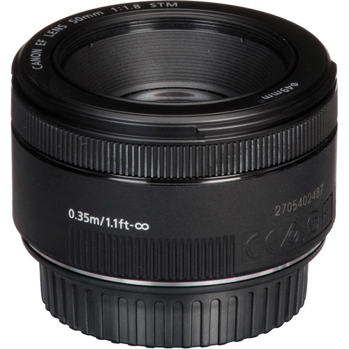 Canon EF 50mm f/1.8 STM Lens - Fast Prime Portrait Lens for DSLR Cameras | Perfect for Low Light Photography, Street Photography & Vlogging