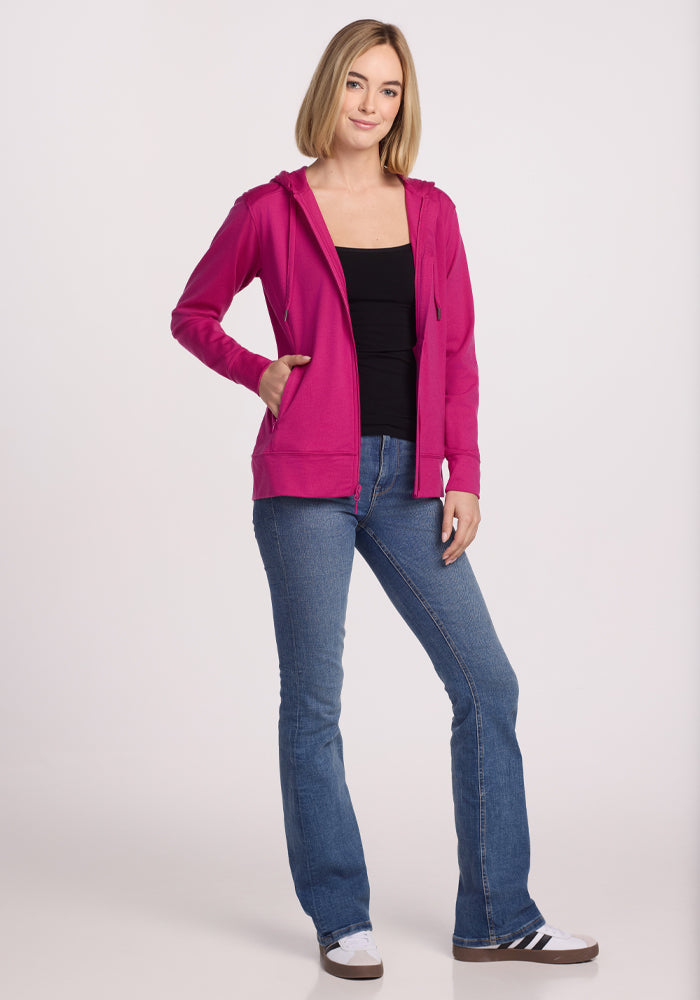 Ryann Hoodie - Soft & Cozy Berry Punch Pullover for Women | Perfect for Casual Wear, Gym, and Outdoor Activities