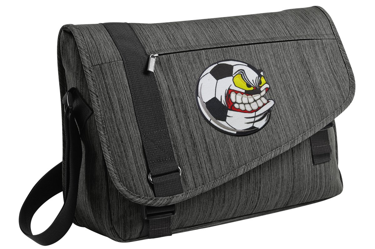Premium Soccer Nut Laptop Messenger Bag for Men & Women - Waterproof Sports-Themed Computer Briefcase - Perfect for Work, School & Traveling Soccer Fans
