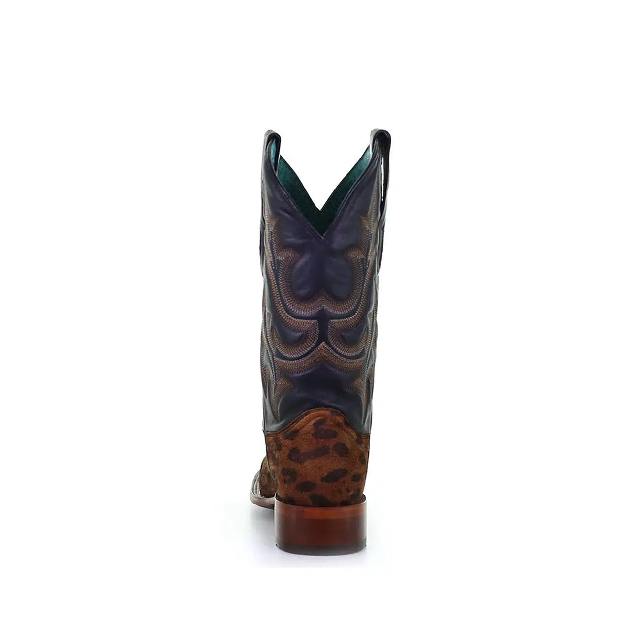 Women's Corral Camel Leopard Print Western Roper Leather Boots - Stylish Cowgirl Boots for Riding, Dancing & Country Fashion