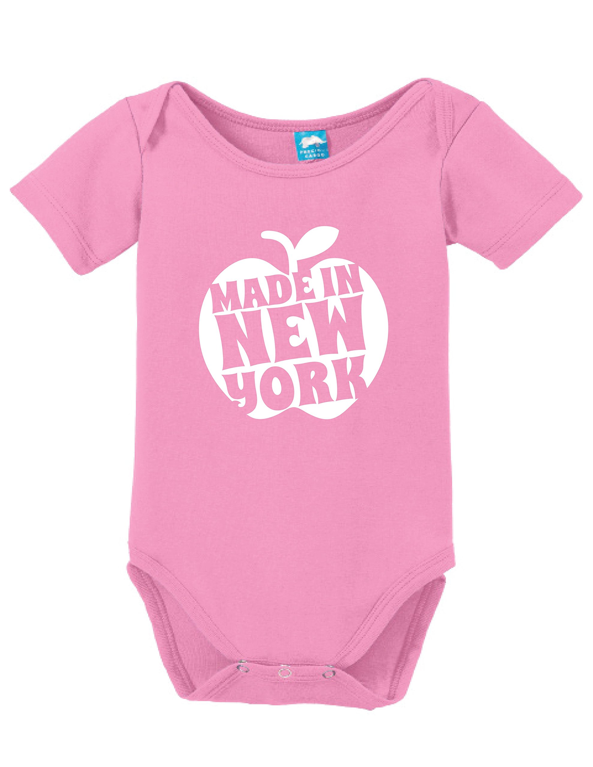 New York Made Apple Print Baby Romper - Soft & Comfortable Outfit for Infants, Perfect for Playtime, Photos & Everyday Wear