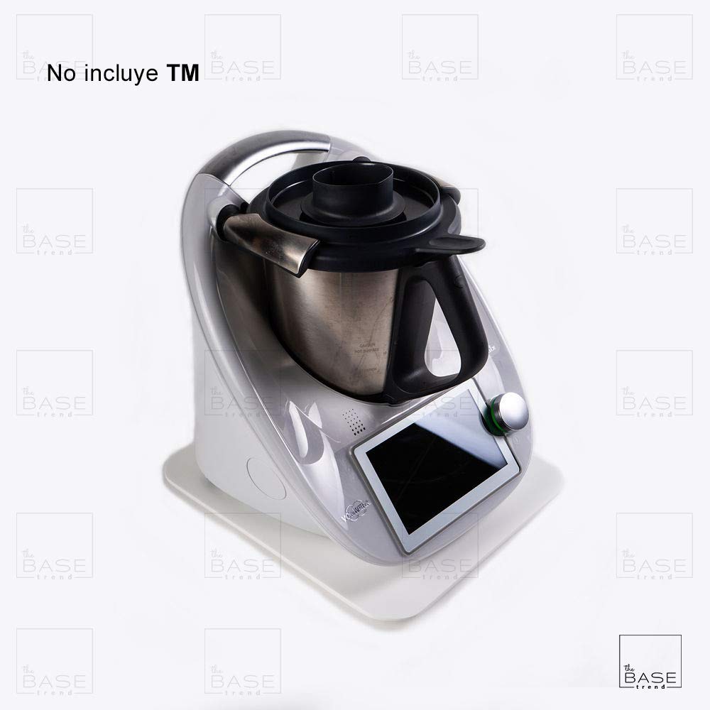 Thermomix TM5 TM6 Sliding Base - Non-Slip WOW Base Board for Easy Mixing & Cooking - Perfect for Kitchen Countertops & Food Prep (White)