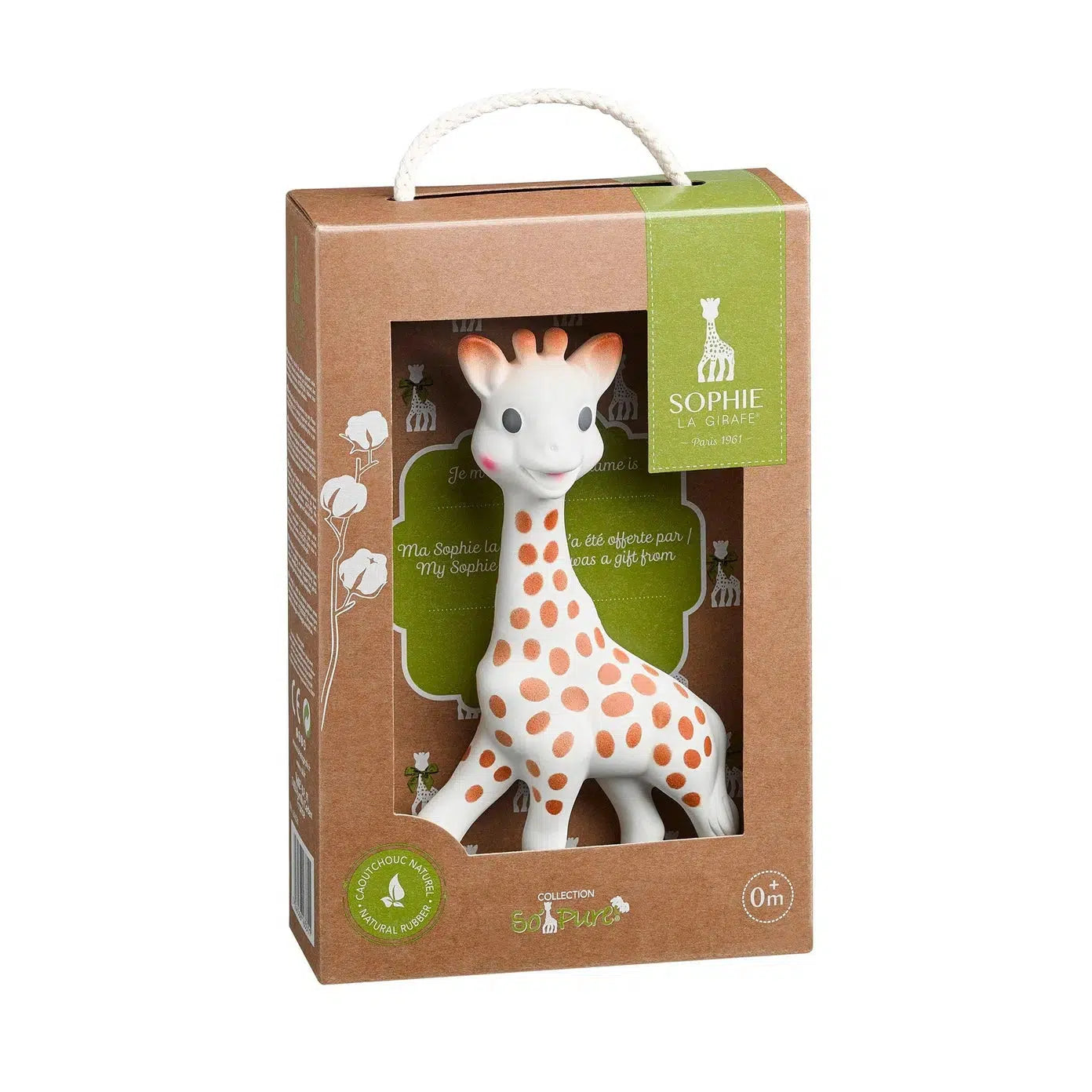 Sophie La Giraffe Teether Toy for Babies - Natural Rubber Chewing Toy from France - Perfect for Soothing Teething Pain & Sensory Development
