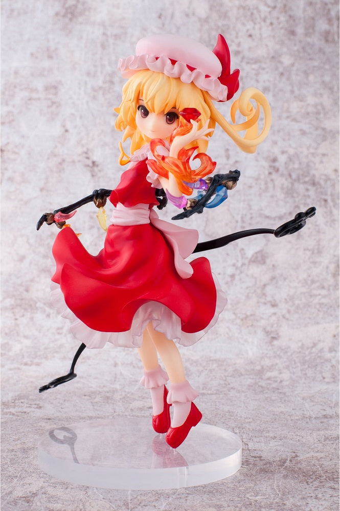 Touhou Project Flandre Scarlet Aquamarine Non-Scale Anime Statue Figure - Perfect for Anime Collections, Gaming Room Decor & Gift for Touhou Fans