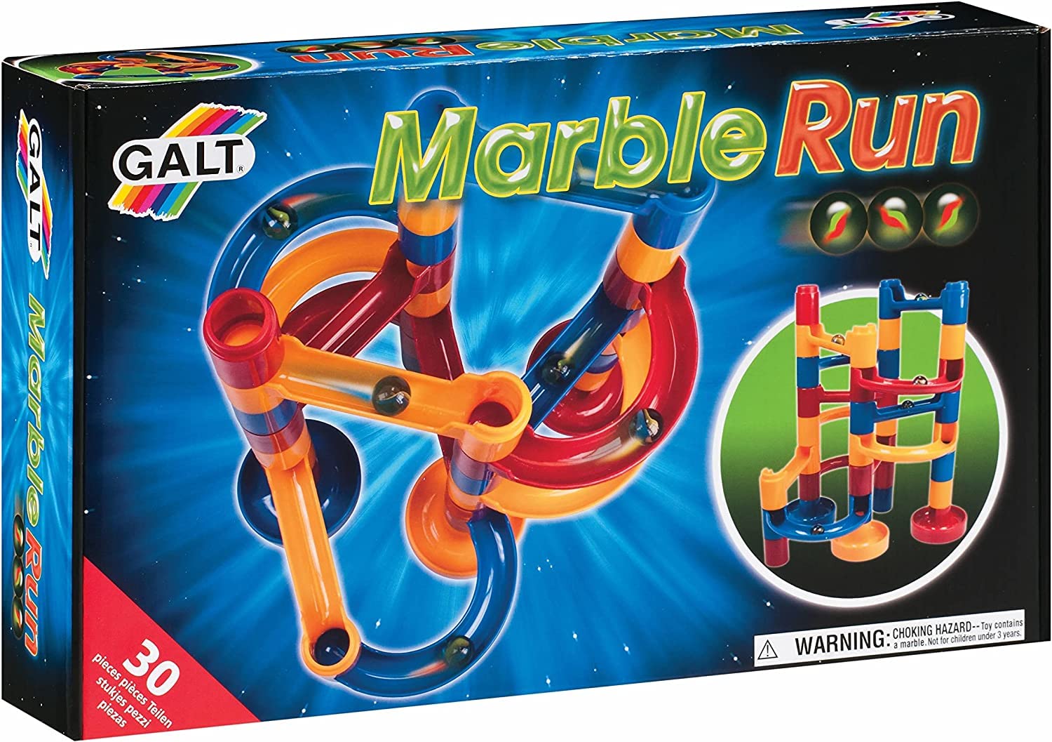 Galt Toys Marble Run Construction Set - STEM Learning Building Blocks for Kids Ages 4+ | Fun Educational Toy for Indoor Play & Early Childhood Development