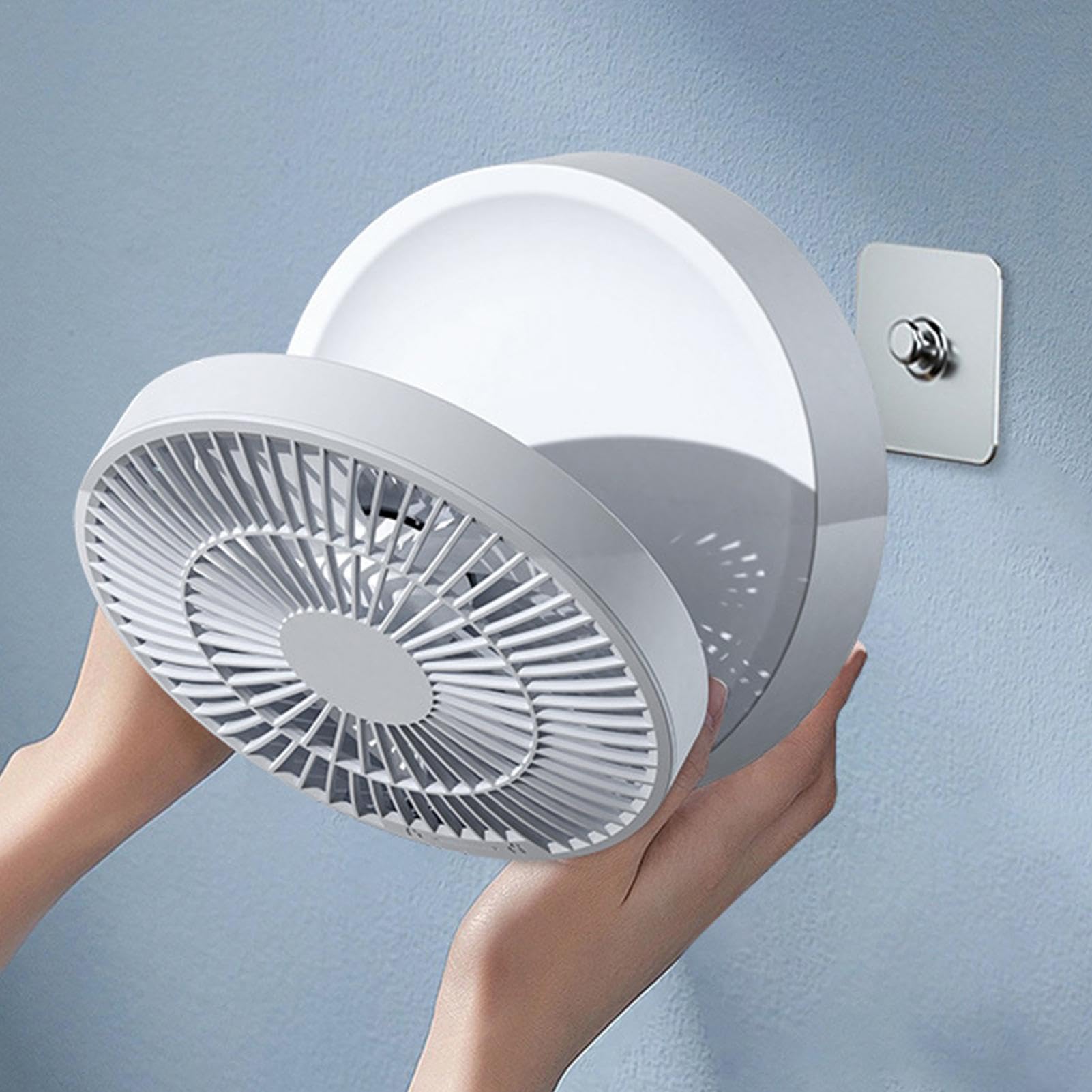 Quiet USB Desk Fan with Remote Control - Compact & Portable Personal Table Fan for Efficient Cooling | Perfect for Office, Home, Bedroom & Dorm Room Air Circulation