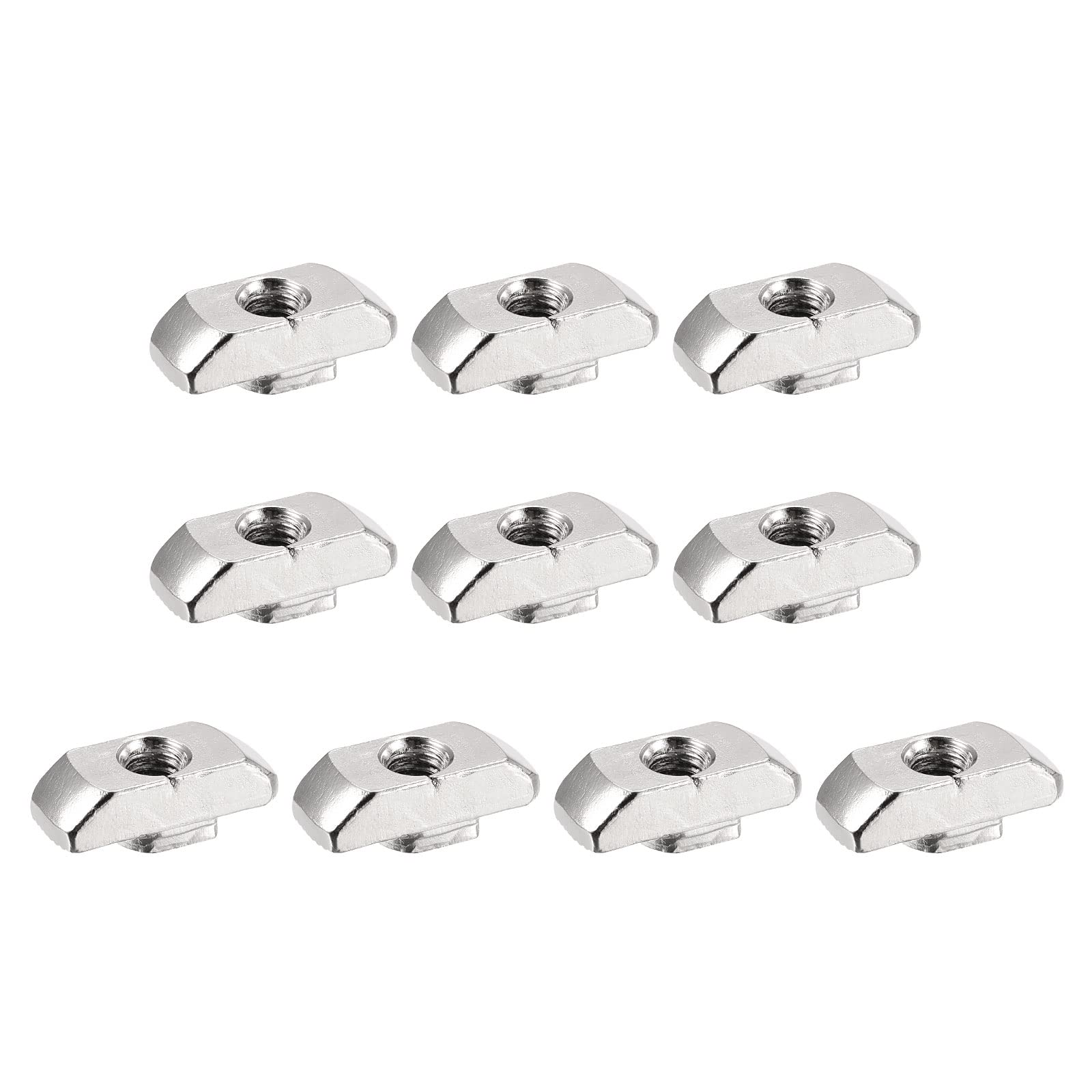 DMiotech 30 Pack 4040 Series M6 Half Round Sliding T-Slot Nuts - Aluminum Extrusion Profile T-Nuts for 3D Printer, CNC Machine & DIY Projects | Perfect for Frame Building & Structural Assembly