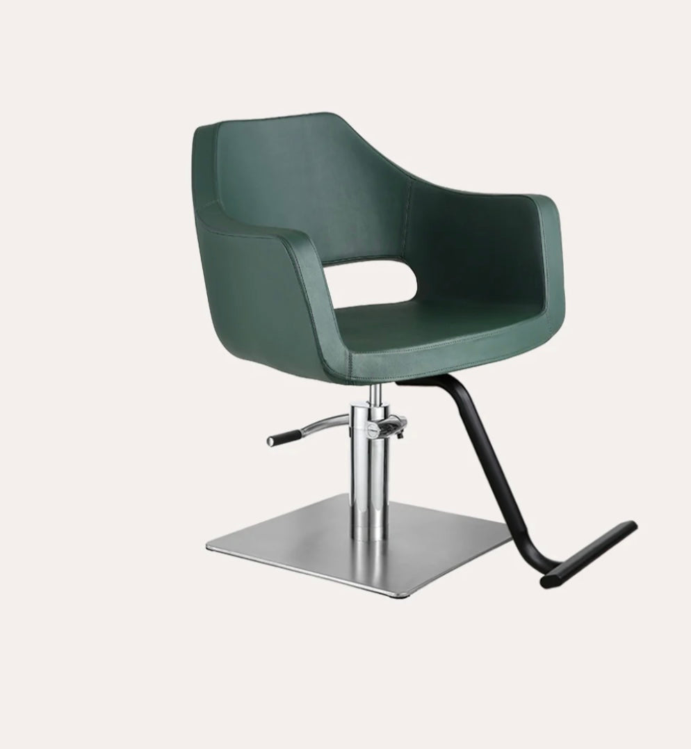 Vera Professional Salon Chair for Hair Styling, Barber, Beauty & Spa - Heavy Duty Hydraulic Stylist Chair with Adjustable Height & Swivel Base - Perfect for Salons, Barbershops & Home Use