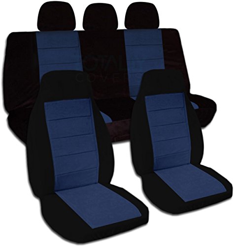 Black and Navy Blue