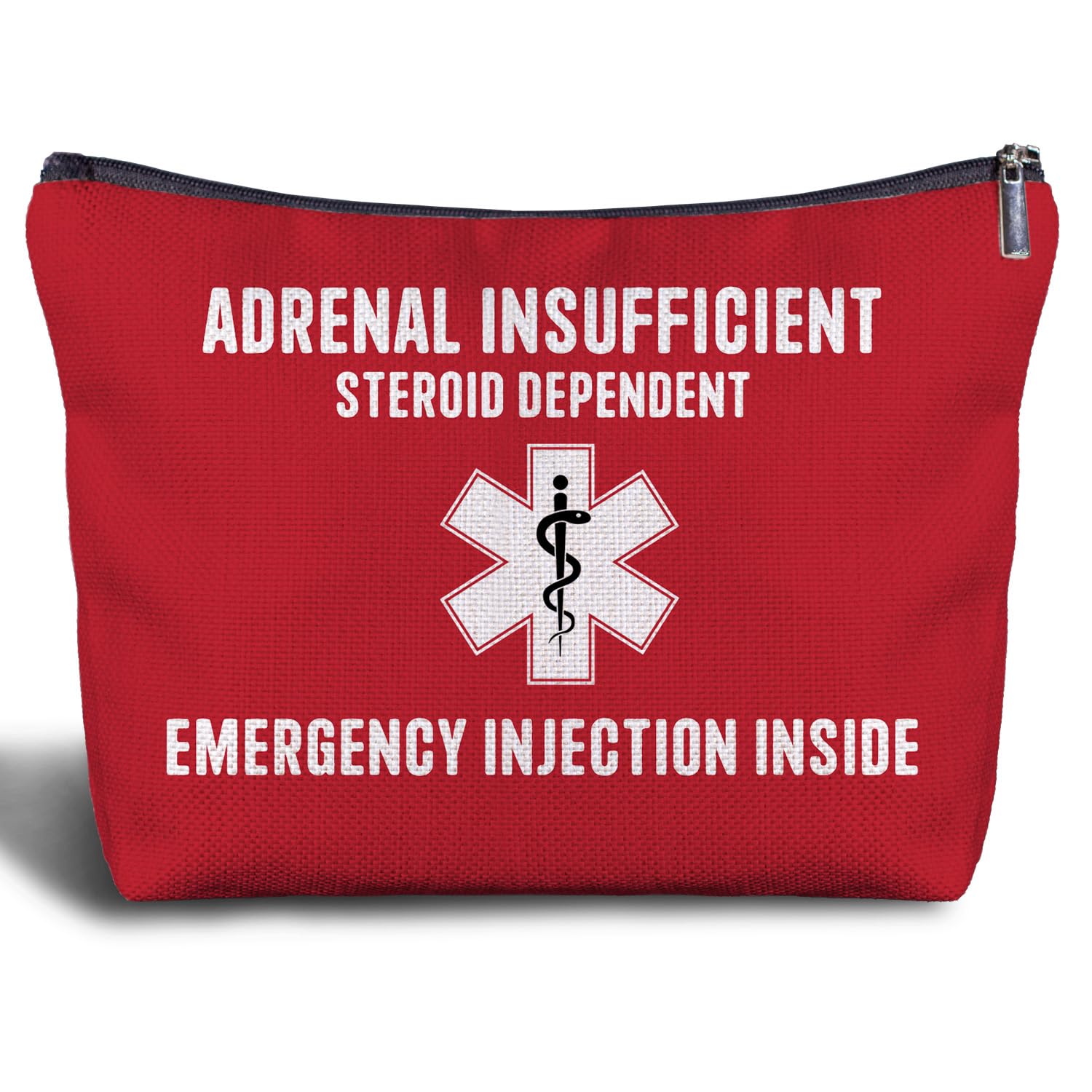 Premium Nurse & Doctor Cosmetic Bag - Best Medical Gift for Women, Small Travel Makeup Pouch for Healthcare Professionals, Adrenal Insufficiency Emergency Kit Bag - Perfect for Hospital Shifts, Travel Essentials & Daily Medical Storage