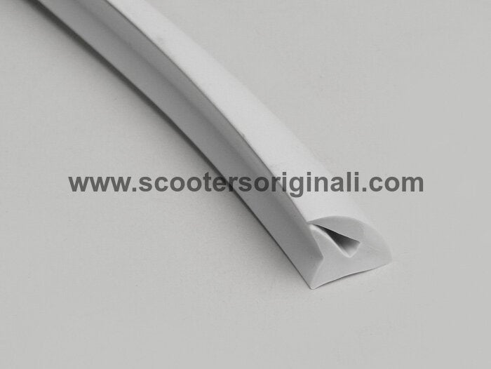 Vespa Sidepanel Rubber Beading for 60s Scooters - Thick Grey Pair - GS160 Super Sprint - Durable Weatherproof Seal for Classic Vespa Restoration & Maintenance