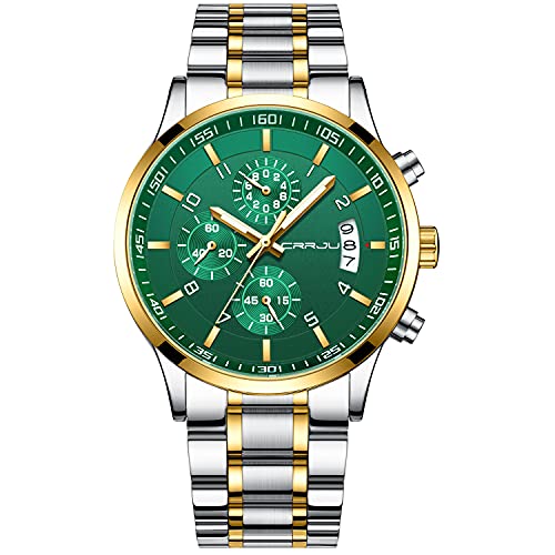 silver gold green