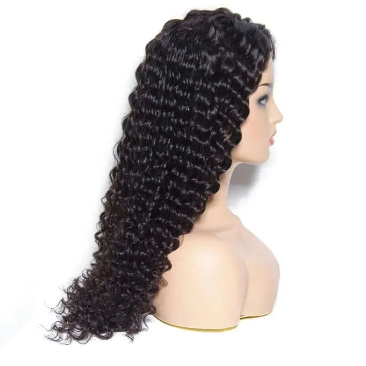 5x5 HD Lace Closure Wig 1B Natural Black - 200% Density Glueless Human Hair Wig for Women - Perfect for Daily Wear, Parties & Special Occasions