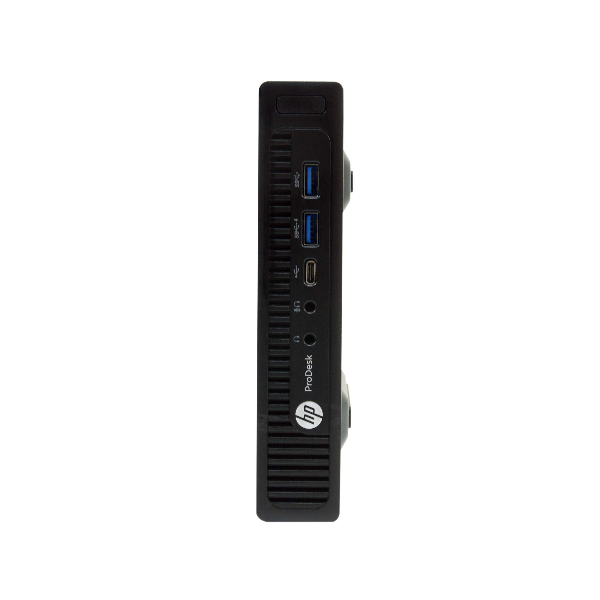 Refurbished HP ProDesk 600 G2 Mini PC - Intel Core i5-6500T 2.5GHz, 8GB RAM, 480GB SSD, Windows 10 Pro 64-bit, WiFi - Compact Business Desktop Computer for Office Work, Home Use & Digital Signage